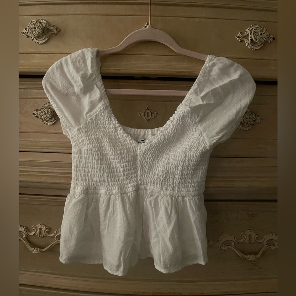 HOLLISTER Peplum Crop Top